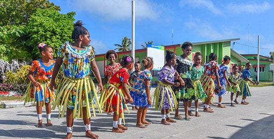 Torres Strait holidays - children in cultural dress
